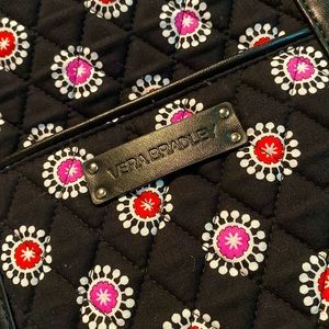 VERA BRADLEY Insulated Bag ~ Black Floral Tote - Lunch/Baby Bottles ~ Like New!